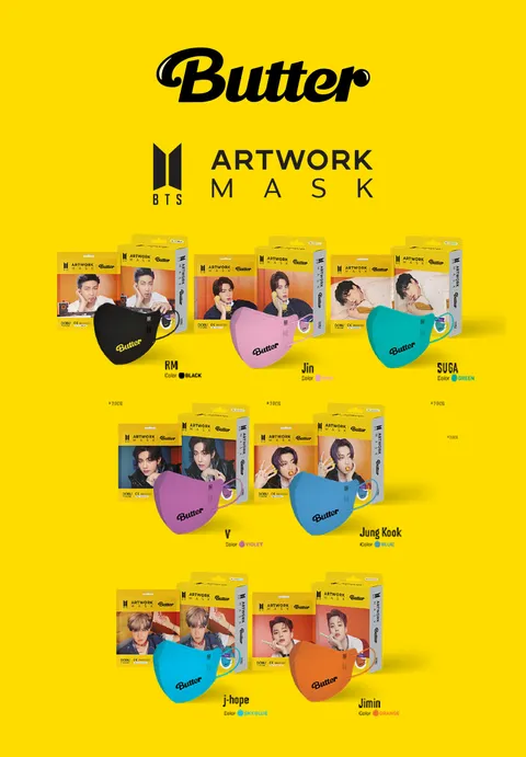 アイドル BTS ARTWORK MASK BUTTER BTS | ARTWORK MASK - BUTTER